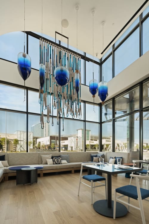 Yarn And Glass Art | Macrame Wall Hanging in Wall Hangings by Leslie Ann Wigon Art & Design | ZAYTINYA in Frisco