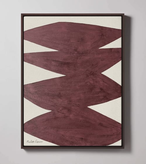 "Fearless" Wine I Affirmations Painting on Canvas | Oil And Acrylic Painting in Paintings by ART + ALCHEMY By Nicolette Atelier