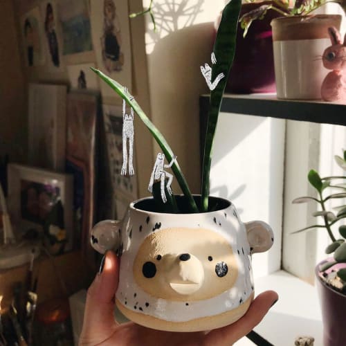 Moo Bear Pot | Vases & Vessels by Amii Handmade Ceramics