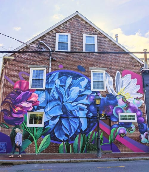 Flora | Street Murals by Sophy Tuttle Studios