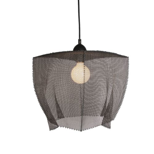 Pendant Light Lanny #2 Steel Wire Mesh 11" h x 14"w | Pendants by Anne Lindsay Studio