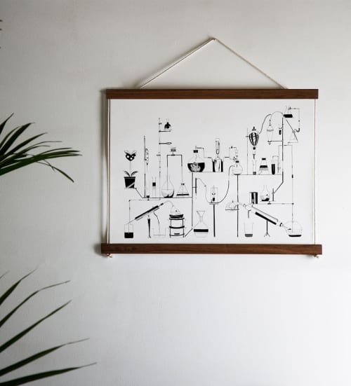 Science Trip - The Two | Wall Hangings by Chrysa Koukoura