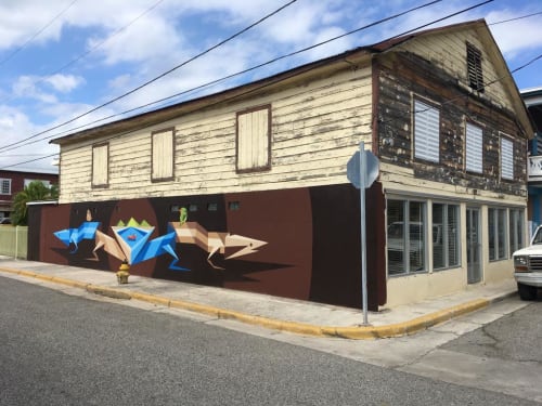 El Totem de Guanica | Murals by Spear Torres