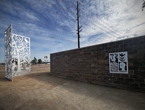 Tree of Life | Sculptures by John Randall Nelson | Cortez Park in Phoenix