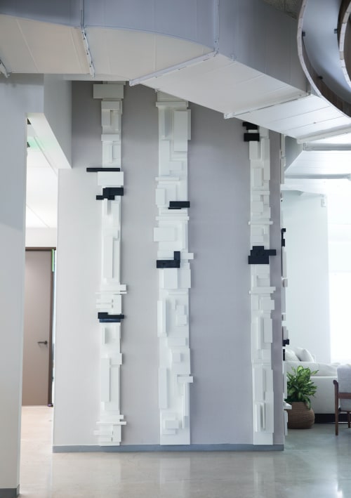 "Abstract Aspen" | Wall Sculpture in Wall Hangings by ANTLRE - Hannah Sitzer | Google Events Center in Redwood City