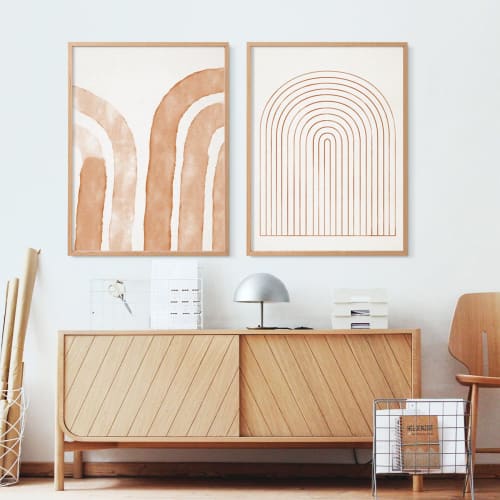 Set Of 2 Prints #116 | Art & Wall Decor by forn Studio by Anna Pepe