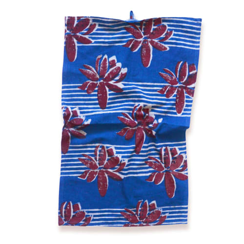 Lotus Tea Towel | Linens & Bedding by ichcha