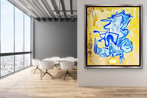 The Liar | Paintings by Jacob von Sternberg Large Abstracts