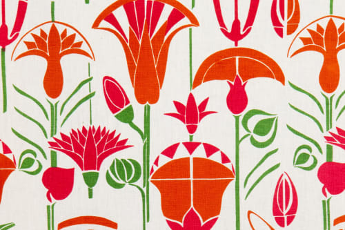 Lotus Fabric | Curtains & Drapes by Jessie de Salis