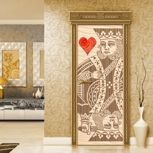 King of Hearts Door | Furniture by Blue Bliss