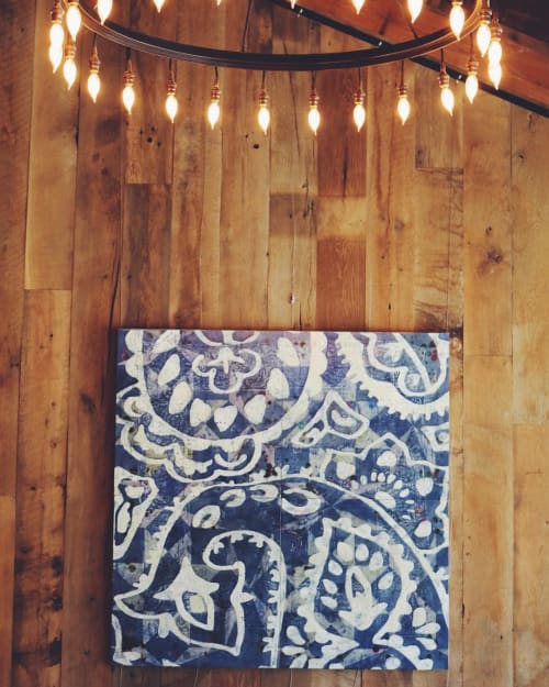 Bandana | Paintings by Marie Bourget | Brasswood Bar + Bakery + Kitchen in Saint Helena