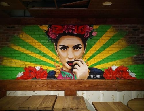 Lolita's Mural | Murals by SUEWORKS | Lolita's Mexican Cantina in Westwood