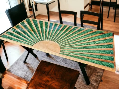 Epoxy Dining Table, Epoxy Resin Table, Epoxy Wood Table | Tables by Innovative Home Decors