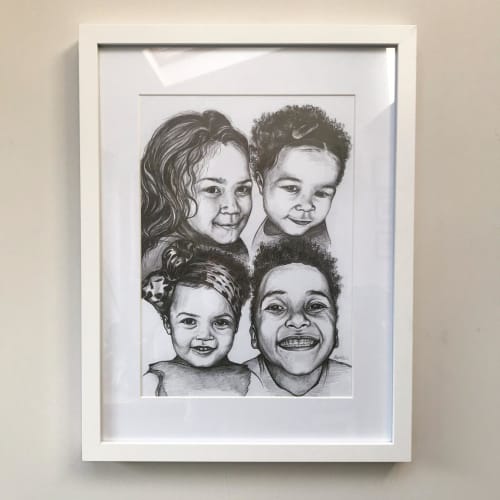 People Portrait Sketch | Paintings by Steph Carr Design