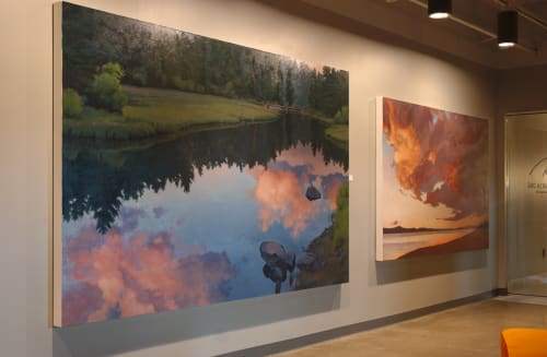 Truckee Tranquility | Paintings by +David McCamant | Renaissance Reno Downtown Hotel in Reno