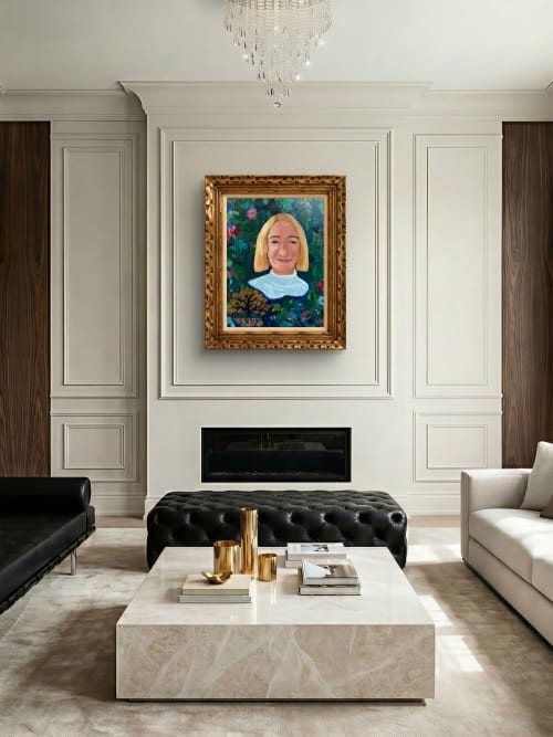 Portrait Commission | Mixed Media by Lulu Schwall Atelier