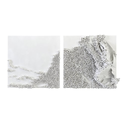 Rolled Petal Response | Wall Sculpture in Wall Hangings by Lauren Naomi
