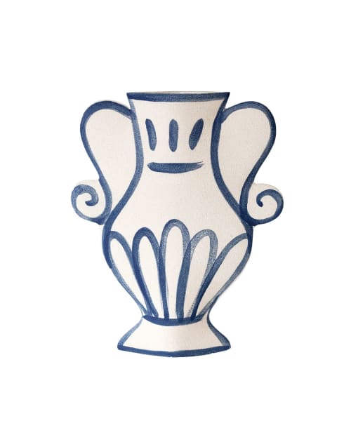 Ceramic Vase ‘Krater N°2’ | Vases & Vessels by INI CERAMIQUE