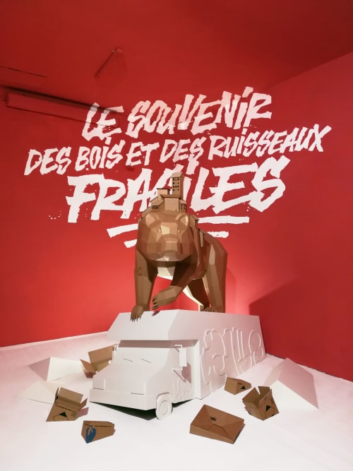 Le Souvenir des Bois & des Ruisseaux Fragiles | Sculptures by Tank & Popek