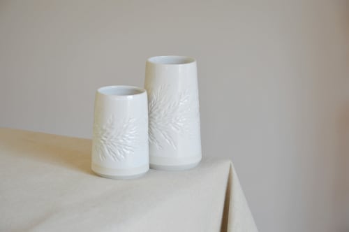 Carved Vase – Made To Order | Vases & Vessels by Elizabeth Bell Ceramics