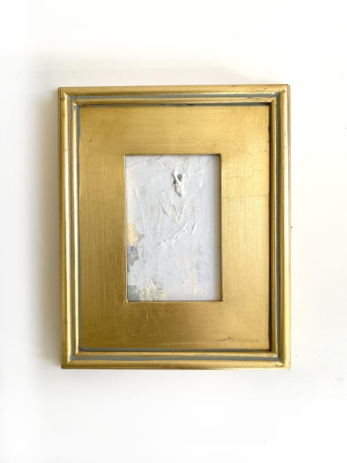 "Condensation on the Window" Framed Mini Painting | Oil And Acrylic Painting in Paintings by Jessalin Beutler