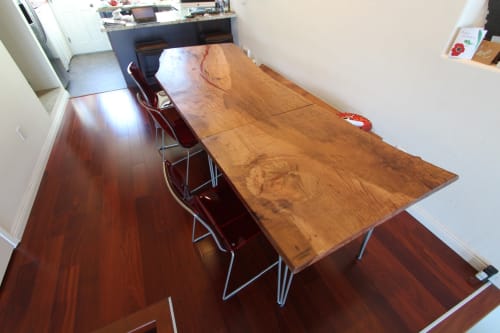 Live Edge Slab Dining Table | Tables by Old Fashioned Lumber