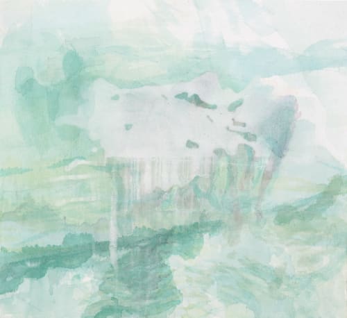 Myth I and Myth II 57x62cm Water-based oil on Cotton | Oil And Acrylic Painting in Paintings by Gabrielle Raaff | Private Residence - Cape Town, South Africa in Cape Town