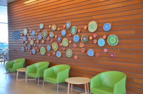 Legacy Mount Hood Donor Wall | Art & Wall Decor by Open Eye Art | Legacy Mount Hood Medical Center in Gresham