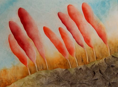 Against the wind | Watercolor Painting in Paintings by Laila Vazquez
