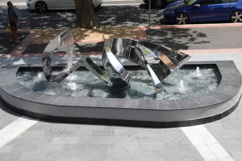 Ebb and Flow | Public Sculptures by John Fitzmaurice | Chatswood Place in Chatswood
