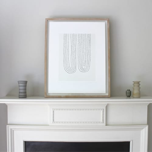 Two Loops - original handmade silkscreen print | Paintings by Emma Lawrenson