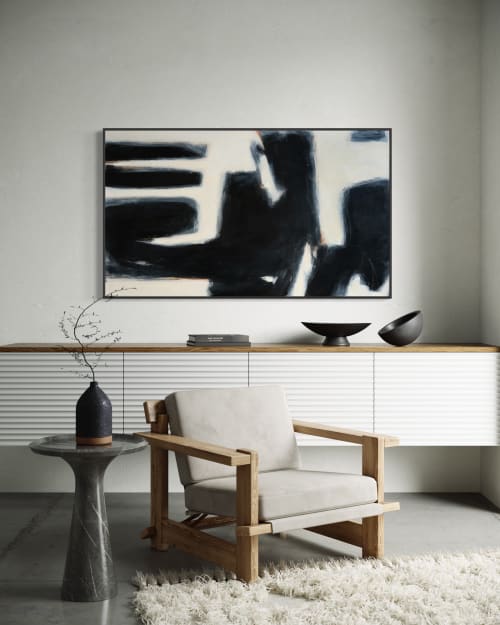 Original Painting/Oil & Acrylic Painting As Canvas Print/ | Prints in Paintings by Stef Shock