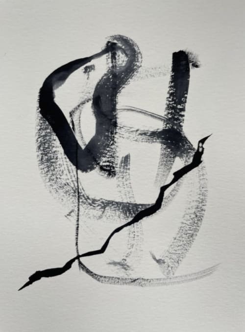La nada I | Watercolor Painting in Paintings by María Utzella