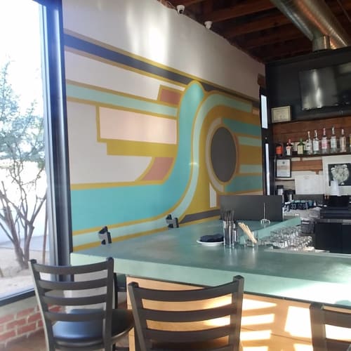 Gallo Blanco Cafe y Bar mural
