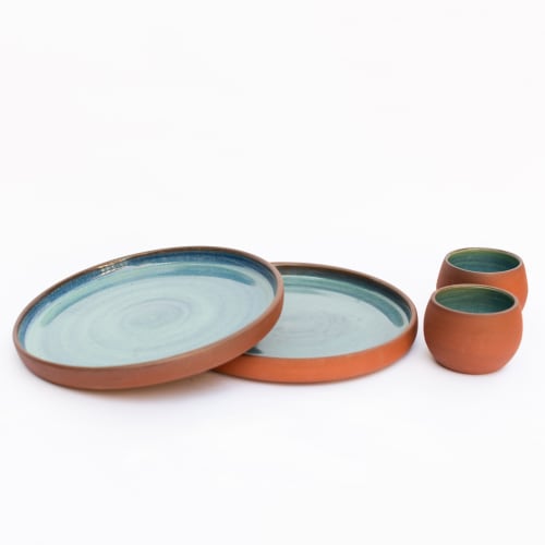 Red Clay Plates | Dinnerware by Tina Fossella Pottery