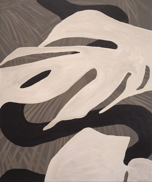 Plant Study 9 | Oil And Acrylic Painting in Paintings by Anne Blenker