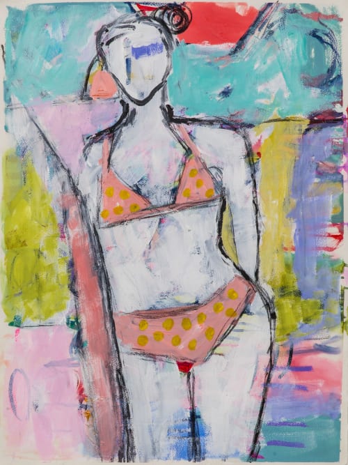 Can I Buy You A Bathing Suit? | Paintings by Carrie McIntyre