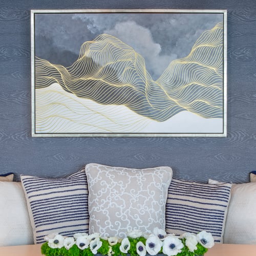 Above the Clouds | Oil And Acrylic Painting in Paintings by Tracie Cheng