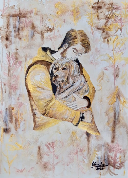 Somebody to love (2025) | Oil And Acrylic Painting in Paintings by Elena Parau