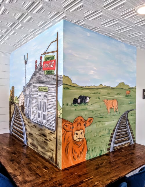 Home Advantage Realty | Murals by Girls Who Paint Murals | Home Advantage Realty, LLC - Blythewood in Blythewood