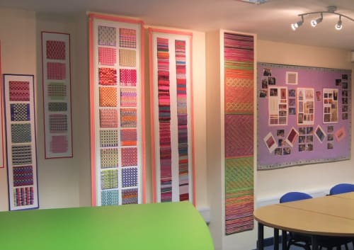 Weaving Workshops Rowletts Hill Primary School. | Murals by Jan Bowman Designs | Rowlatts Hill Primary Academy in Rowlatts Hill