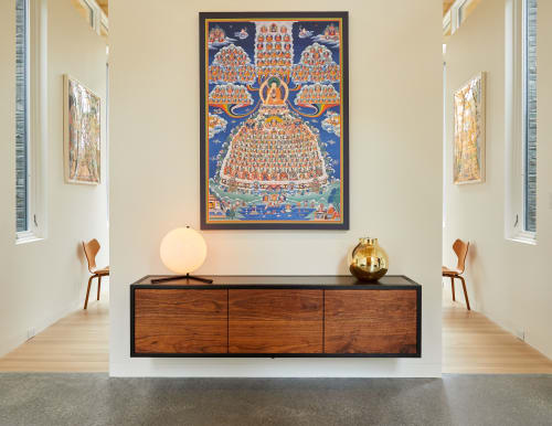 "Cave" Credenza Wall Mount | Storage by Joe Cauvel of Cauv Design