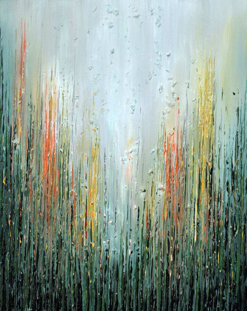 Shade of Wildflowers II | Oil And Acrylic Painting in Paintings by DANIELA PASQUALINI