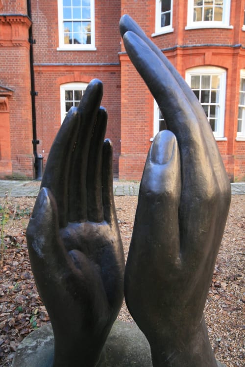 Hands of Justice | Public Sculptures by Tanya Russell | 1 Hare Court Chambers in London