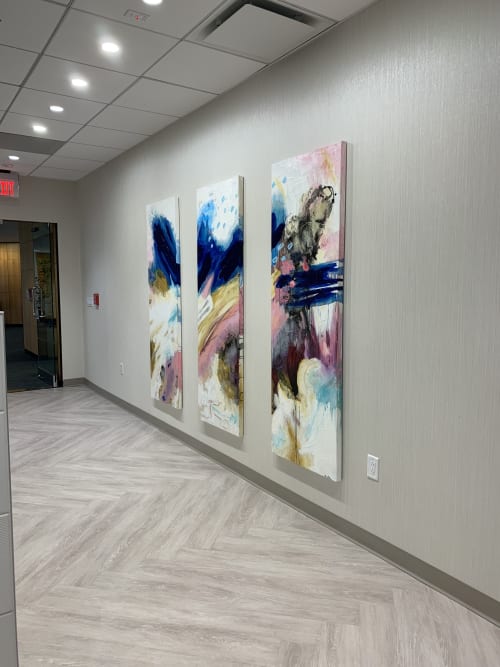 Cloud Cuckoo Land | Paintings by Kari Souders | Morgan Lewis & Bockius LLP in Princeton