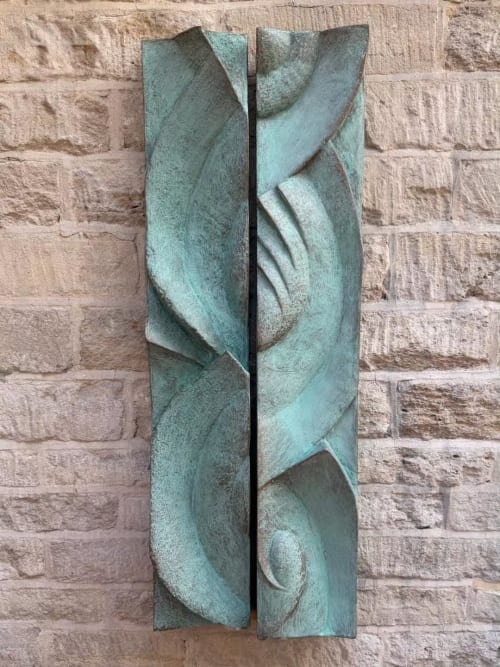 Two Frozen Decowaves Wall Sculpture | Wall Hangings by Boldstone
