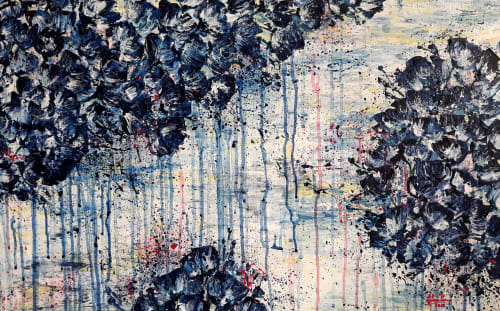 The power of blue | Paintings by Elena Parau