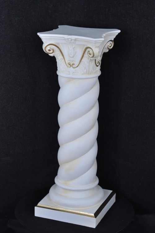 Big Column Twist wonderful hand made in Europe hand painted | Furniture by ultimate European