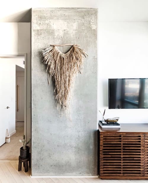Imani Raffia Wall Hanging | Macrame Wall Hanging by roundnine9