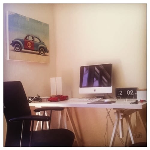 Volkswagen Beetle Print | Wall Hangings by Vin Zzep - Independant Art